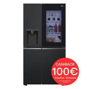 Foto frontale del frigorifero LG GSGV81EPLL con cashback